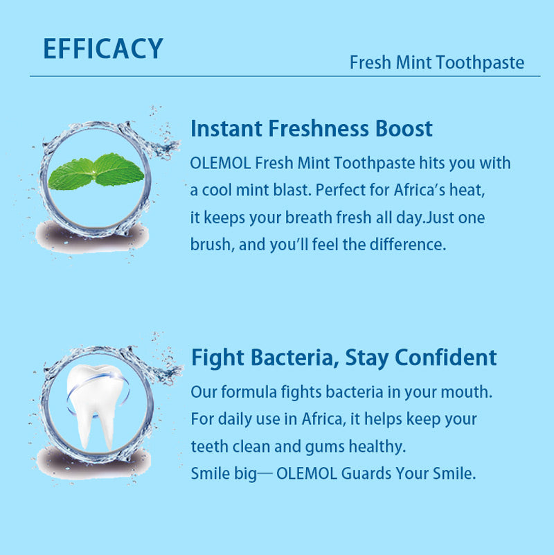 OLEMOL Fresh Mint Toothpaste 130g