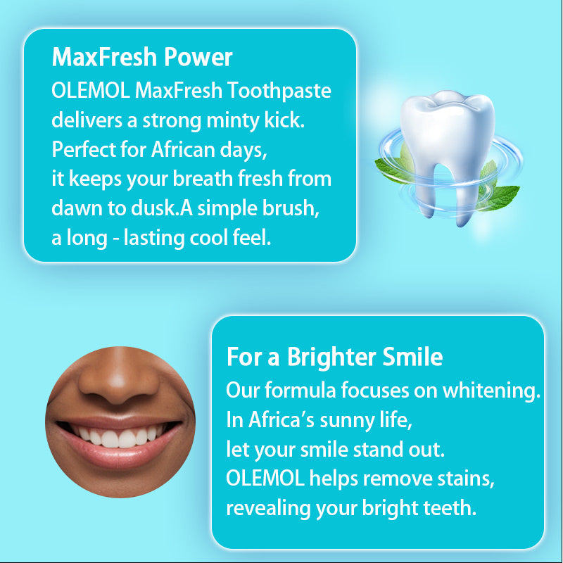 OLEMOL Whitening Maxfresh Toothpaste 90g