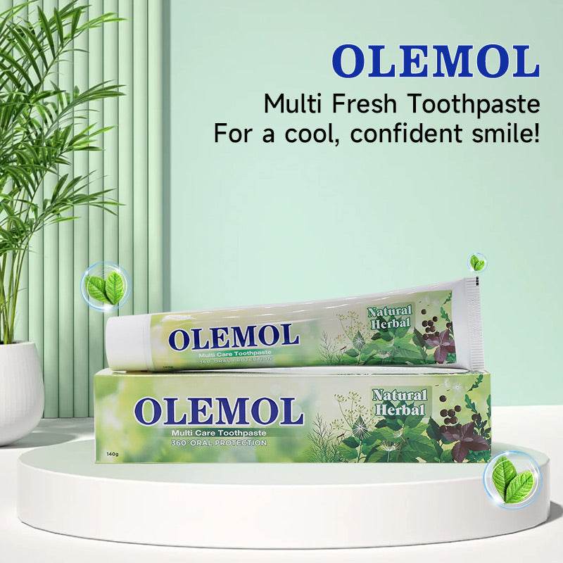 OLEMOL Natural Herbal Multi Care Toothpaste 140g