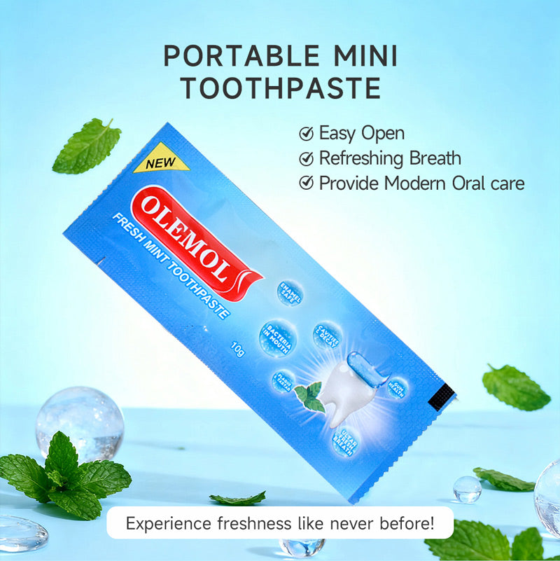 OLEMOL Fresh Mint Portable Toothpaste 10g