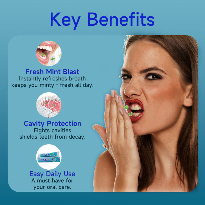 OLEMOL Fresh Mint Multi Fresh Toothpaste 140g