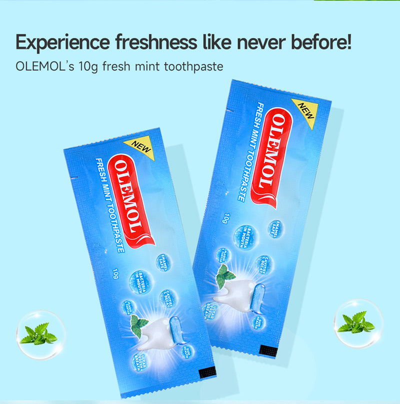OLEMOL Fresh Mint Portable Toothpaste 10g
