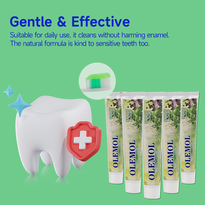OLEMOL Natural Herbal Multi Care Toothpaste 140g