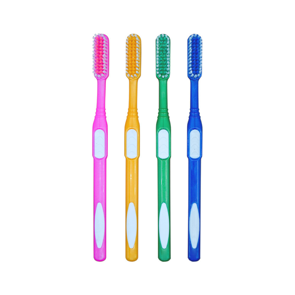 OLEMOL ZigZag Toothbrush Medium Bristle Pack of 12 - Toothbrush for Deep Cleaning- KH09