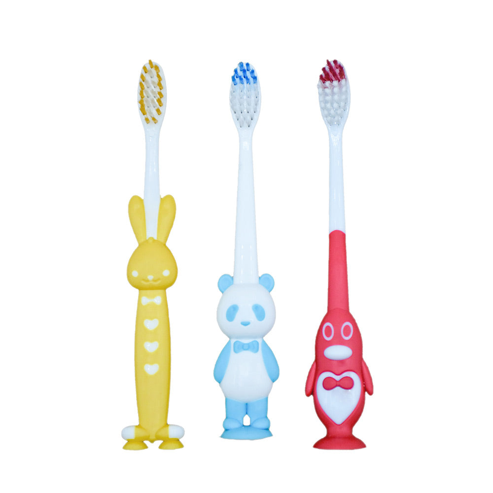 OLEMOL Flat-trim Kids Toothbrush Medium Bristle Pack of 12 - Toothbrush for Deep Cleaning