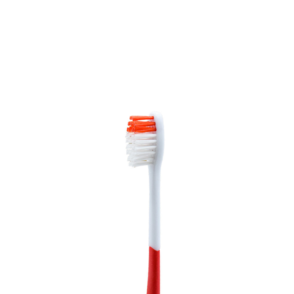 OLEMOL Flat-trim Kids Toothbrush Medium Bristle Pack of 12 - Toothbrush for Deep Cleaning